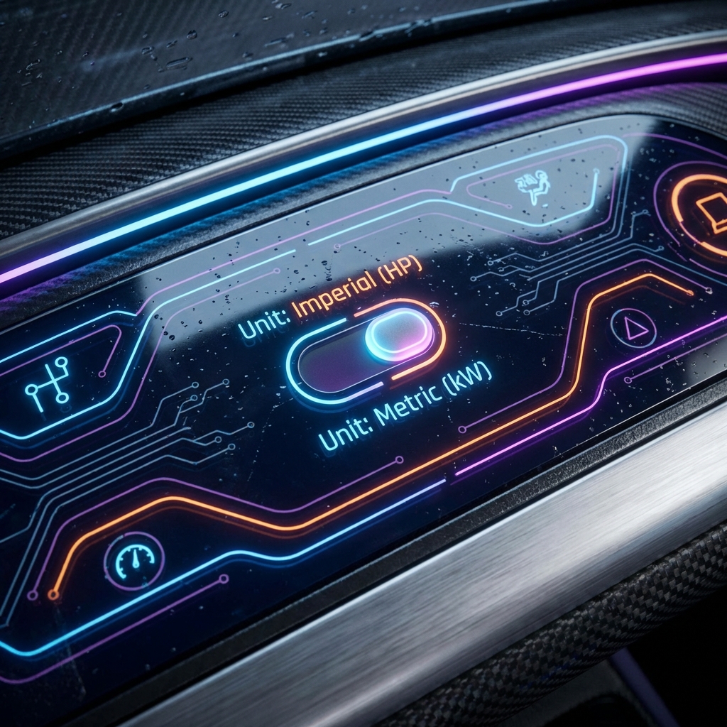 Dashboard Unit Switch