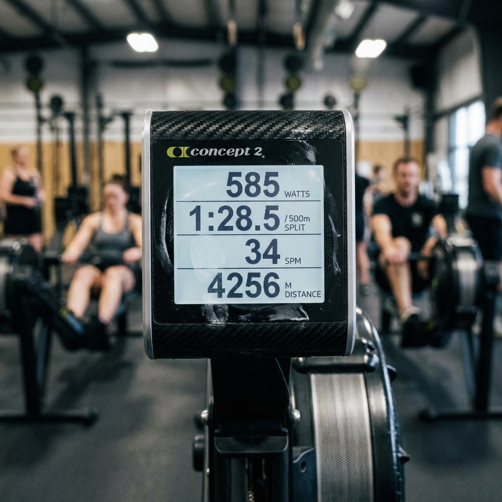 Rowing Data Screen