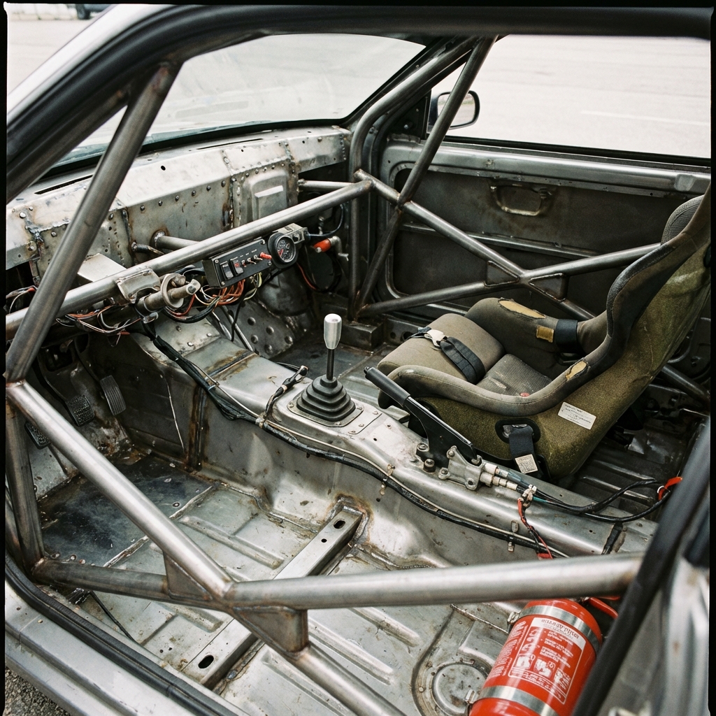 Stripped Racing Interior